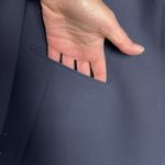 Talbots Single Breasted Blazer Plus Size 16 Navy Blue Career Business Modern Photo 2