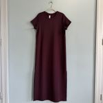 Spanx NWT  AirEssentials Mulberry Wine Maxi T-Shirt Dress Photo 4