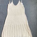 Knitted‎ Sleeveless Women Elegant Summer Lovely Simple Hollow Out mini dress new White Size XS Photo 2