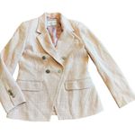 Sportscraft Australia Double Breasted Tweed Blazer Jacket Classic Pink Size 8 US Photo 0
