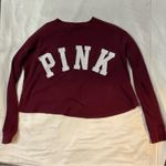 PINK - Victoria's Secret PINK Victoria Secret Long Sleeve Crewneck Cropped Thermal Boxy T-Shirt Casual Photo 5
