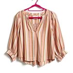 Anthropologie Maeve Brenda Peasant Top Size M Colorful Pullover Bohemian Photo 0