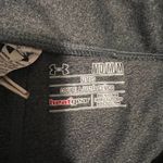 Under Armour HeatGear Cropped Athletic Leggings Workout Pants Gray MD Photo 2