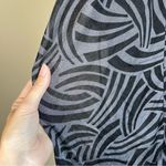 Oscar de la Renta ✨ Vintage  Women’s Black Gray Patterned Sheer Swim Cover Up Med Photo 8