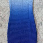 Princess Polly Blue Ombre Murphies Strapless Mini Dress Photo 2