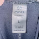 Mono B Women's Black high Waisted Pull On Athletic Leggings size large Photo 2