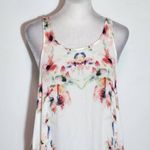Free People Intimately Floral Tank Top Size Medium Cross Back Boho Tank Top Photo 2