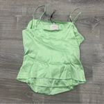 NEW Cinq a Sept Bright Green Silk Tank Top Size M Size M Photo 3