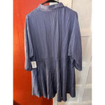SEPT&CO. Boutique Dress Blue Shirt Dress Size L Photo 4