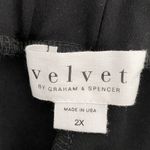 Velvet By Graham And Spencer Monterey Pull-On Black Joggers Size 2X NWT Photo 6