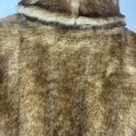 Pamela Mccoy faux fur size Small women's dark brown color coat Photo 9