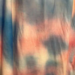 Tickled Teal Tie dye pull on skirt in XL Photo 1
