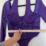 House Of CB  'Angharad' Grape Halterneck Corset Bodysuit NWOT‎ size S D-DD Photo 6