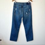 Mother Jeans The Tomcat Straight Leg Playing With Scissors Size 29 Blue Photo 4