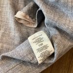 Theory  Buttondown Dr Eco Sharkskin Shortsleeve mini classic preppy linen Dress M Photo 4