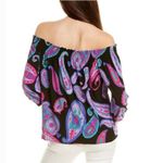 Tori Richard  Honolulu Smocked Boat Neck Top NWT Photo 2