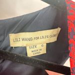 Anthropologie Lili Wang S4 Glee Quinn Fabray dress Size 6 Jacquard Red Orange Photo 3