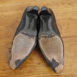 Brooks Brothers Italian Made Heeled Pointed Toe Black Leather Shooties 6 Photo 3