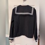 NWT Bailip Hil | Black Naval Shirt, Size S Photo 2