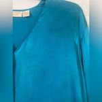 Victoria's Secret Vintage  Gold Label Silk Emerald Green Kimono Nightgown Size M/L Photo 3