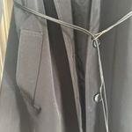 Calvin Klein Liz Claiborne size small Black Trench Coat Photo 3