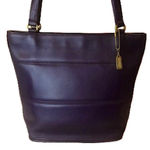 Coach Vintage TRIBECA Purple Glove Tanned Slim Bleeker Bucket Shoulder Bag 9098 Photo 14