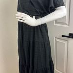 Ralph Lauren Lauren  Shadow-Gingham Belted Cotton-Blend Dress.  B10 Photo 6