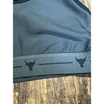 Under Armour  Project Rock Wmns Mid Crossback Black Sports Bra Photo 2