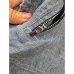 Athleta  Women's Cabo Linen Wide Leg Pants Blue Casual Vacation Summer Resort 8 Photo 7