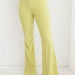 Aerie groove on Lime Green Flared Pants Photo 0