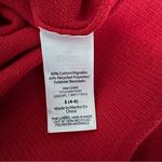Time And Tru  Women's Red Long Sleeve Hearts Sweater Photo 10