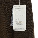 Carlisle Vintage Havana Wool Tweed 3 Piece Blazer Skirt and Pants Suit Set New Photo 10