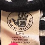 Body Glove  striped scoop neck tunic top cap sleeve black white stretchy … Photo 5