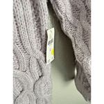 Anthropologie Pilcro Sweater Womens Size XS Boho Open Shoulder Cable Knit Tunic Photo 5