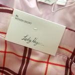 Lady Hagen Women's Clubhouse 16" Woven Skort - Plaid Pink - XL Photo 4