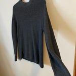 Lululemon Merino Wool Blend Rib Crewneck Charcoal Sweater Photo 4