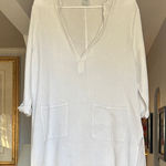 Kona Sol White Textured Beach Coverup Sz S Photo 0