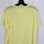 Eileen Fisher Crewneck Short Sleeve Organic Linen Tee Shirt Citrus XXS NWT Photo 8