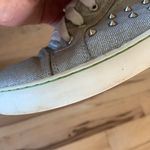 Wanted High Top Sneakers Silver Studded Fashion Shoes Womens 7.5 Photo 6