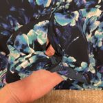 Ann Taylor  Black Floral Feminine Tie Waist Longsleeve Lightweight Shirt Medium Photo 5