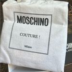 Moschino Authentic Leather gold Logo card case Photo 8