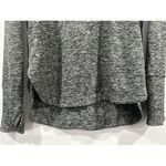 Athleta Uptempo Hoodie Sweatshirt Charcoal Gray No Drawstring Medium M Photo 2