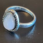 Water drop Opal stone S925 silver ring size 5.5 Photo 2
