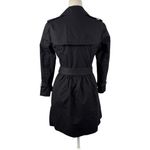Marc by Marc Jacobs Double Breasted Black Trench Coat Belted Office Work Size M Photo 6