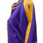 Rockstar Original Jacket size Small women’s purple and yellow cold shoulder Photo 1