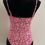 ZARA Floral Pink Women's Bodysuit Photo 4