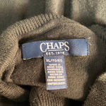 CHAPS  Size XL Black 100% Cotton Turtleneck Long Sleeve Top Lightweight Sweater Photo 7