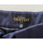 Project Gravitas Annie Ponte Stretch Dress Pants Slim Fit Shaping Sz 12 (flaw) Blue Photo 11