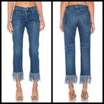 3x1 💕💕 Straight Crop Fringe Jean Button Fly High Waisted Cropped ~ Lima 27 NWT Photo 5