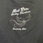 Harley Davidson Full Zip Up Hooded Sweatshirt Size XL Ladies Black Biker Moto Photo 5